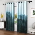 thumbnail image 3 of Lfeey Blackout Curtains, Living Room Window Blackout Grommet Curtains, Mountain View, 42x108 Inches, Set of 2, 3 of 6