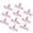 Pink, variant on Set Of 10 Paper Clamp Clear Acrylic Paper Clip File Paper Clip for Craft Drawing Board Bag Photo File Organization