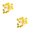 thumbnail image 3 of Monstrate Tarjetas de papel Confeti Papel cortado Atmósfera Atrezzo Adorno de boda Celebración Aniversario Decoraciones Amarillo Amarillo 2Conjunto, 3 of 6
