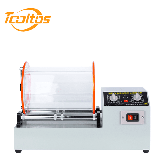 KT1320 16.7kg Large Capacity Rotary Tumbler Polishing Barrel Drum Polish Machine Jewelry Rolling Polish Gold Silver Tools Quickly and Efficiently
