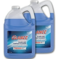 GLANCE CBD540311 Powerized Professional Glass & Surface Cleaner, Streak Free Commercial Ammoniated Window Spray, Ready-to-Use Refill, 1-Gallon (Pack of 2)