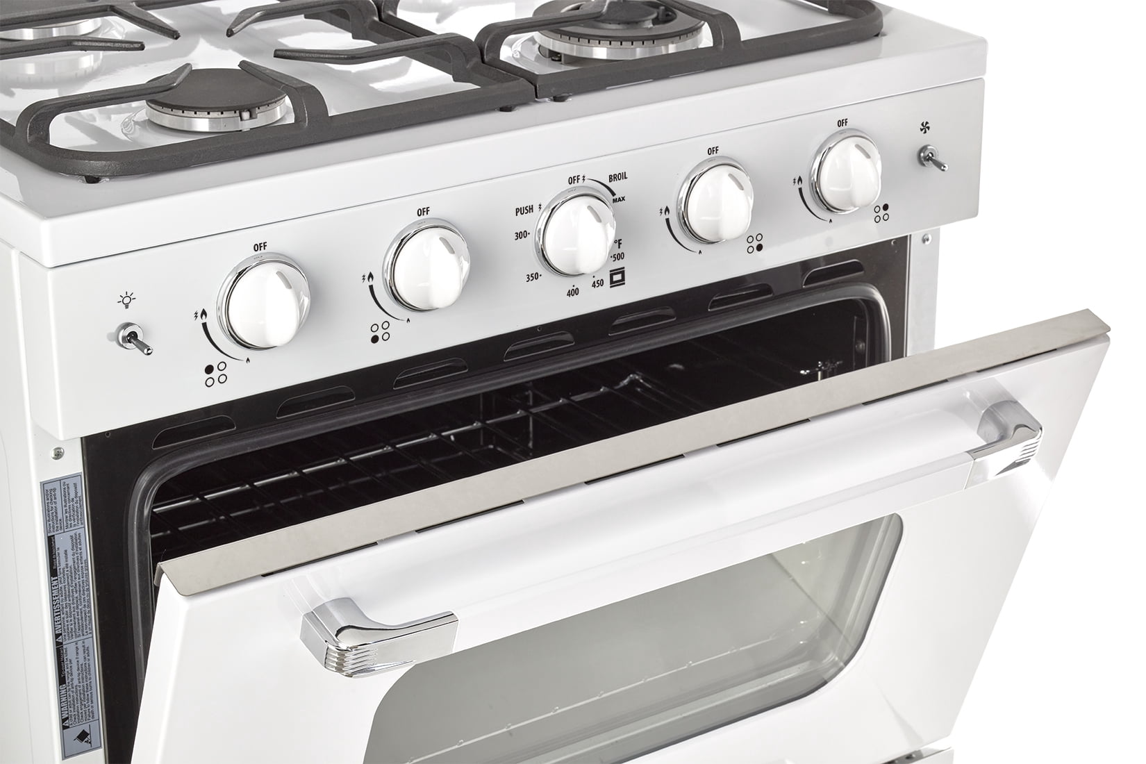 Unique Classic Retro 30" 3.9 cu/ft Freestanding Gas Range with Convection Oven and Sealed Burners