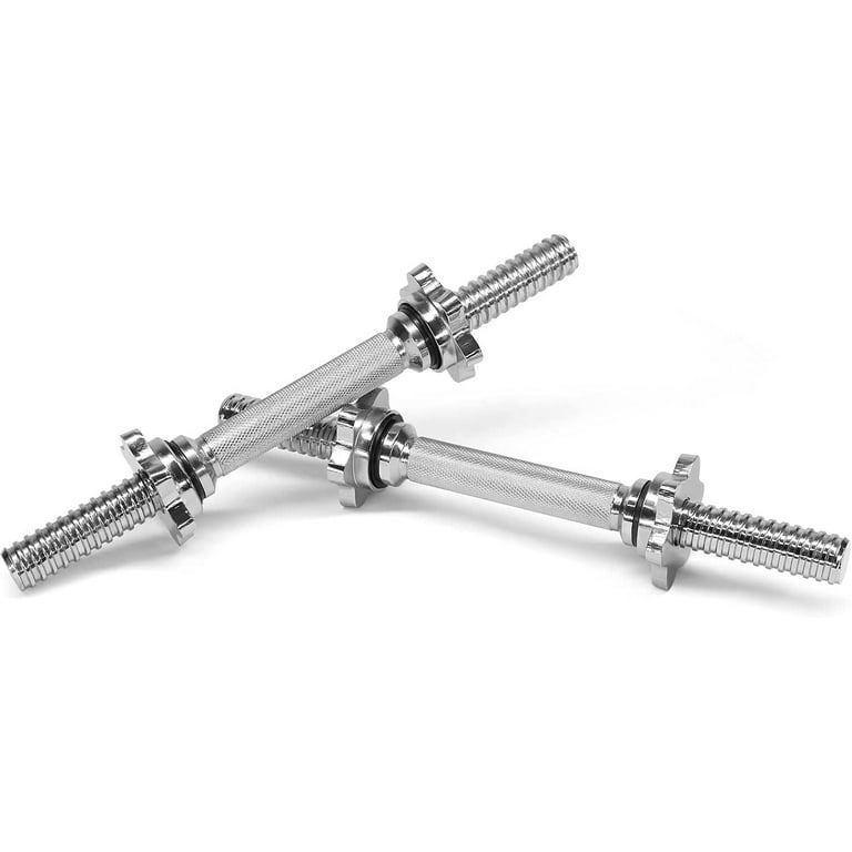 Yes4All 1.15 inch Dumbbell Handles with Lock Collars Pair