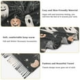 thumbnail image 6 of Women Winter Scarves Fashion Pashmina Shawl Wraps Long Blanket Scarf for Fall Spring Pumpkin Ghost Spiderweb, 6 of 10