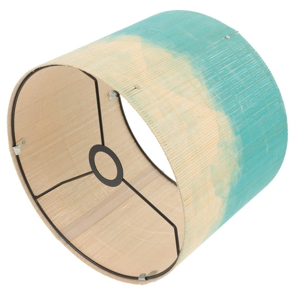 FOMIYES Lamp Shades Bamboo 30x30Cm Light Green For Living Room Home Interior Design With Soft Lighting Effects 1Piece