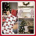 thumbnail image 7 of Uemuo Red Wheeled Tractors Print Christmas Stockings, 18inch Xmas Hanging Stocking Decorations for Christmas Party Family Decor, 7 of 7