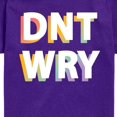 thumbnail image 2 of Instant Message - Don't Worry Short Sleeve Graphic T-Shirt, 2 of 5