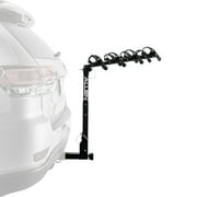 Allen Sports Locking 4-Bicycle Hitch Rack, Fits 2 Receiver Hitch, 140 lbs. Capacity, Black