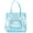 Crystal Blue, variant on Cool Things Clear PVC Beach Tote Bag, Sunny Day Yellow