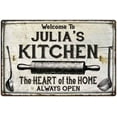 thumbnail image 1 of JULIA'S Kitchen Farmhouse Sign 16 x 24 Matte Finish Metal 116240033092, 1 of 1