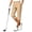Khaki, variant on Ankola Women 18" Golf Capris High Waist Stretch Hiking Capri Pants with Pockets Work Casual