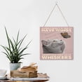 thumbnail image 6 of British Shorthair Cat Wood Sign Cat Lovers Wooden Signs Rustic Hanging Plaque Home Wall Art 12"x12" Sign Wall Decor for Home, 6 of 8