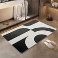 thumbnail image 4 of COM1950s Tapis de Sol Super Absorbant, Entrée en Silicone Oxygène Tapis Antidérapants Épaissis Séchage Rapide Tapis de Salle de Bain Tapis de Porte de Salle de Bain, 4 of 6