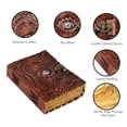 thumbnail image 2 of Libro de hechizos Spell Book Hocus Pocus Cuaderno de piel, 20 x 15 cm, 2 of 6