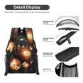 thumbnail image 4 of Salouo Creative Poker Print Laptop Backpack 16.5'' Daypack Carry On Backpack for Men Women Outdoor Bag Laptop Sleeve and Dual for Weekender/Business/Hiking-One Size, 4 of 6