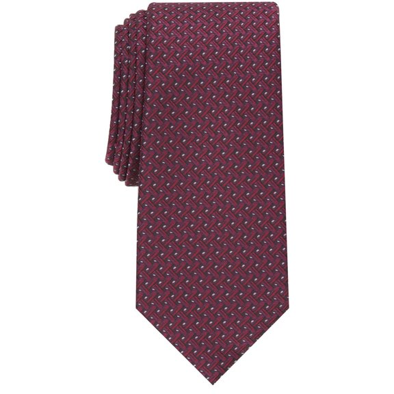 Alfani Men's Slim Neat Tie Burgundy