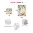 thumbnail image 7 of Easter Rabbits Kitchen Dish Towels for Drying Dishes Set of 4, Cute Bunny Eggs Flowers Botanical Spring Beige Waffle Weave Microfiber Hand Tea Bathroom Towels Quick Dry & Absorbent Towel 15.7x23.6, 7 of 7