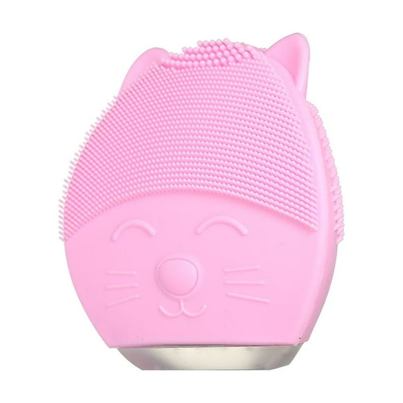 Zootealy Rechargeable Electric Facial Cleaner Cleansing Brush Deep Cleaning Ultrasonic Silicone Face Cleanser Cleaning Tool