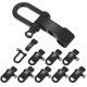 thumbnail image 1 of Hebilla de Pulsera de Paracord Uxcell [10PCS] - Hebilla de Metal Ajustable en Forma de U para Pulseras y Cinturones [Cabeza Plana Negra], 1 of 6