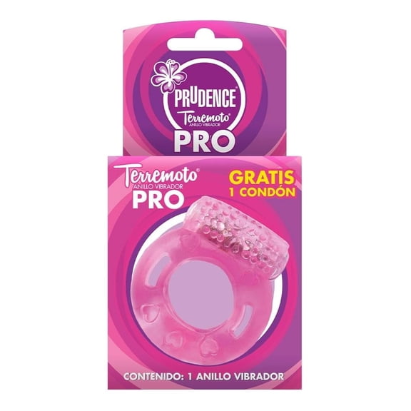Anillo vibrador Prudence Terremoto pro 1 pza