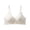 Beige, variant on Lightly Wireless Everyday Bra Soft Molded Padded Cups Flexible Stretch Side Bands Fine Adjustable Thin Shoulder Straps Sweat for Office Errands Weekend Activities Bras for Women