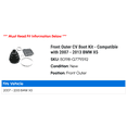 thumbnail image 2 of Front Outer CV Boot Kit - Compatible with 2007 - 2013 BMW X5 2008 2009 2010 2011 2012, 2 of 2
