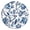 BOHO075, variant on 44in Round Tablecloth with Elastic Edge, Waterproof Fitted Table Cover for 36-44" Tables, Boho Theme Polyester Reusable Table Cloths Wipe Clean for Picnic, Dining, Outdoor Use and Party Decor