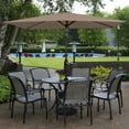thumbnail image 7 of ACEGOSES 10 x 6.5ft Patio Umbrella with 6 Ribs Tilt and Crank Waterproof Sunshade Canopy for Garden and Yard,Taupe, 7 of 7