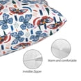 thumbnail image 3 of Kdxio Cotton Pillow Cases 16"x24" Pillowcases,Soft and Breathable Bedroom Pillow Cases-Retro Butterfly, 3 of 8