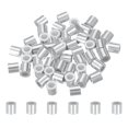 thumbnail image 1 of 50Pcs 1/8" Aluminum Crimping Loop Sleeve for Wire Rope and Cable, Round, 1 of 6