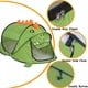 thumbnail image 5 of Tienda de Juego Infantil Ryssin Pop Up Dinosaurio Verde con Bolsa de Almacenamiento, 5 of 9