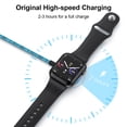 thumbnail image 4 of USB Watch Charger,USB Charger Block Fast Charging w/ 3FT USB Charger Cable Cord Replacement Wireless Magnetic Watch Charger Pad iWatch Charger Dock Stand USB Charger Adapter Compatible for iWatch, 4 of 7