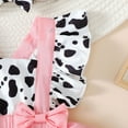 thumbnail image 4 of WOYY Baby Girl Leopard Cow Ruffle Romper Tutu Dress + Headband Outfits, Sizes 0-24M, 4 of 8