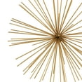 thumbnail image 5 of DecMode Gold Metal 3D Long Spike Starburst Wall Decor (3 Count), 5 of 14