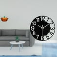 thumbnail image 2 of Plato de dulces de cristal, tarro de con forma de calabaza con tapa y reloj de pared decorativo de acrílico, silencioso, fácil de leer, senci, 2 of 8