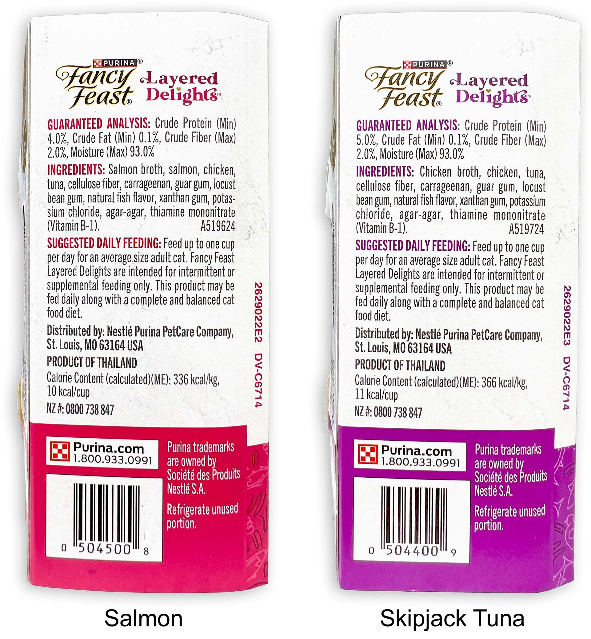 Fancy Feast Layered Delights Adult Cat Food Topper Variety 12-Pack | Chicken with Salmon & Chicken with Tuna | 6 Each| MerlinsMart Zine & PercyLoves Pal Furresher