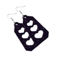 thumbnail image 1 of Sonducket Pendientes de cuero en forma de corazón, colgante de oreja, aro exagerado, pendiente colgante hueco, regalo del Día de San Valentín, favores Ropa, zapatos y accesorios Miscelánea tipo 16 Sonducket AP010114-16, 1 of 6