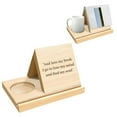 thumbnail image 1 of XWSHYW Decoraciones para El Hogar Estantería de Trípodes Estantería de Madera Estantería Personalizada con Café y Bebida Día de San Valentín Amantes de Los Libros, 1 of 4