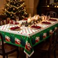 thumbnail image 2 of 2026 Christmas Home Party Decoration Santa Claus Aluminum Foil Tablecloth For Christmas Waterproof And Oilproof Xmas Table Cover Christmas Party Decorations Christmas Celebration Party, 2 of 6