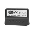 thumbnail image 2 of Digital Alarm Clock, Temperature, Humidity, Snooze, Aesthetic Home and Office Decor, Battery Operated Desk Clock for Office Living Room Shelf Bedroom, 2 of 5