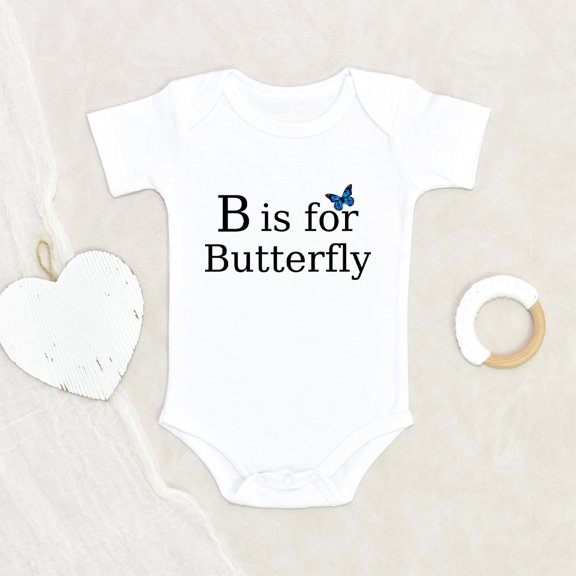 Newbabywishes - B is for Butterflies Baby Clothes for Boys and Girls - Animals Themed Baby Clothing