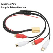 Audio Cable Line Adapter Abs Rca 6 Pin Out Accessory Part Replacement For Grundig
