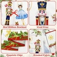 thumbnail image 2 of 36 Inch Nutcracker - Themed Christmas Tree Skirt, Festive Xmas Winter Tree Mat for Home, Office & Winter Holiday Party Decorations, 2 of 6