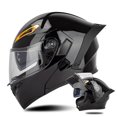 thumbnail image 1 of Motorcycle Full Helmet For Men Women Adjustable Goggles Sun Shield Streamlined Riding Helmet For Outdoor ATV Dirt Bike, 1 of 9