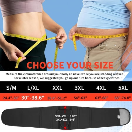 Back Brace Support Belt with 5 Reinforced Lumbar Stays for Men Size L/XL