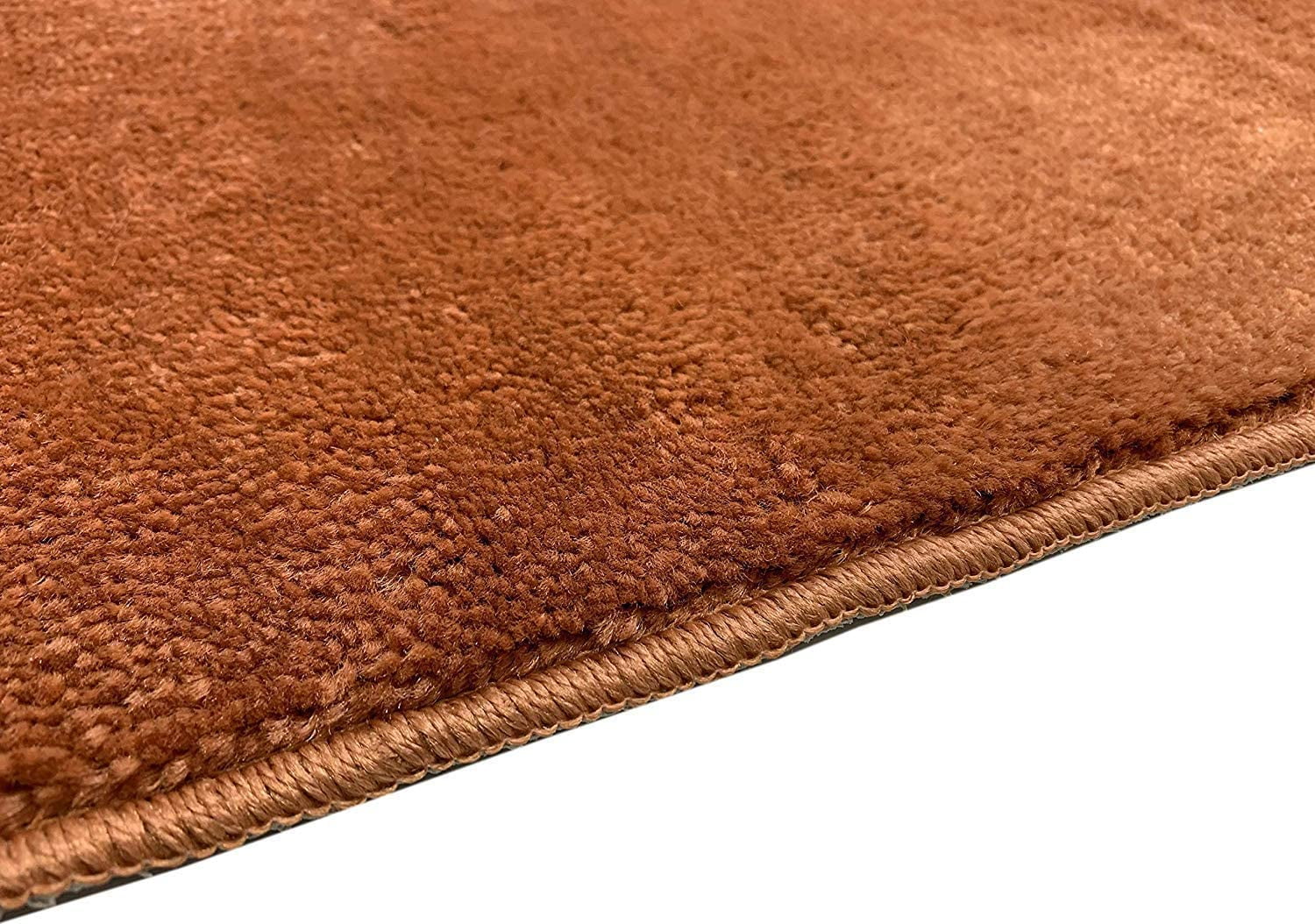 Custom Size Solid Burnt Orange Runner Rug 30 Inch Wide Pick Your Own Size Cut to Size Roll Runner Rug