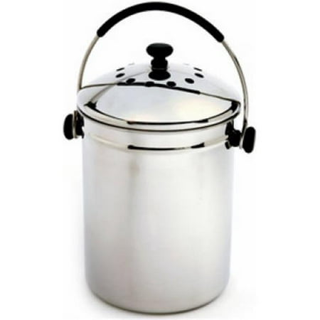 95 Counter Top Compost Keeper, Stainless Steel