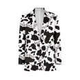thumbnail image 3 of Uorisanigo Cow-Printed Musical Note Casual Blazer for Men Long Sleeve Comfortable Men's Casual Blazers Sport Coats One Button Stretch Sport Coat Jacket Stylish Size XS, 3 of 6