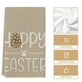 thumbnail image 5 of Honeeladyy Easter Bunny Kitchen Towels, 16x24 Inch Decorative Dish Towels Absorbent Quick Drying Hand Cloths Hanging Reusable Cleaning Dishcloths for Cooking Housewarming, 5 of 6