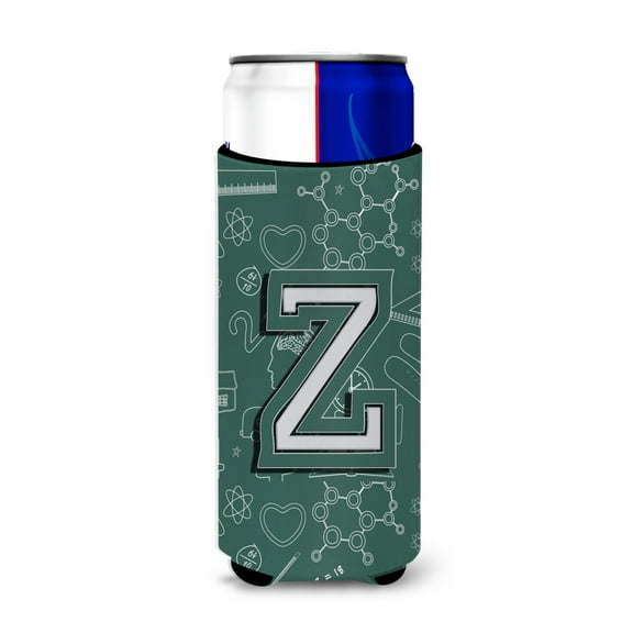 Carolines Treasures CJ2010-ZMUK Letter Z Back to School Initial Ultra Beverage Insulators for slim cans Slim Can